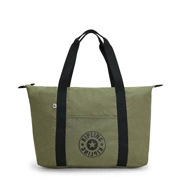 Kipling Art Medium Lite Toteväska Olivgröna | SE 1445OK